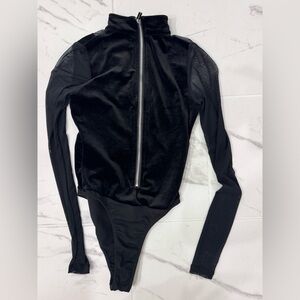 Maniere De Voir Black Bodysuit